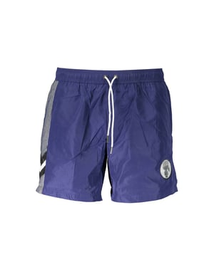 Boxer de baño para hombre en poliéster azul de Karl Lagerfeld