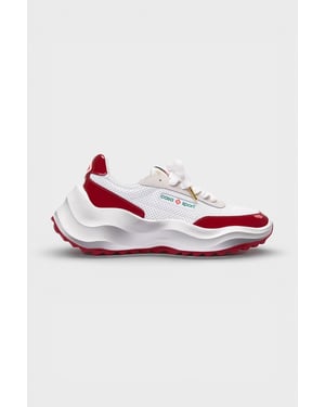 Zapatillas Casablanca Atlantis para Hombre Blanco/Rojo