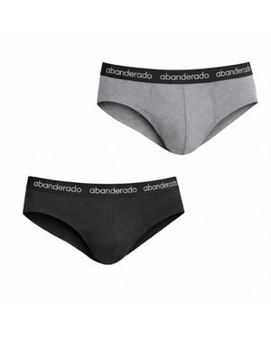 Paquete de 2 calzoncillos elásticos de algodón para hombre AA595