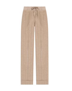 Pantalones Anchos Rayados