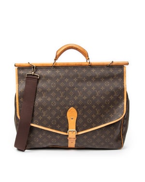 Louis Vuitton Sac Chasse  en Brown Lienzo recubierto