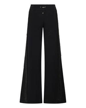 Skater Fit Tracksuit Pants Strass Band