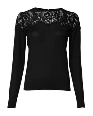 Sudadera de manga larga con detalles de encaje