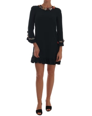 Vestido Mini Dolce Gabbana con Botones Decorativos