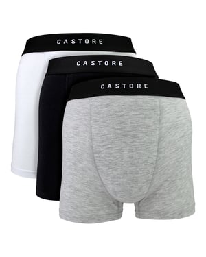 Paquete de 3 Bóxer de Algodón para Hombre Suaves Cómodos y Soporte