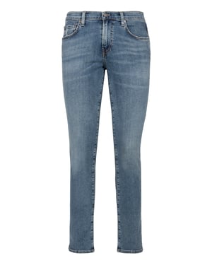 Jeans de algodón elástico