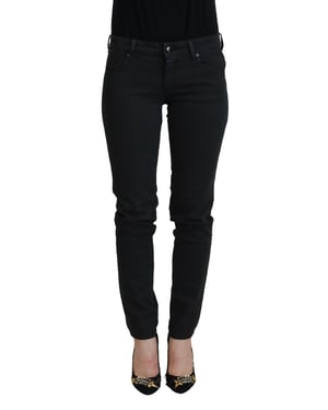 Jeans Ajustados Diseño Clásico de 5 Bolsillos