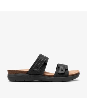 Sandalias de Interés Negros Abril Crepuscular