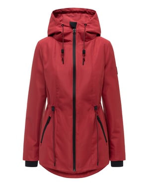 Chaqueta de entretiempo para mujer Navahoo Blumentanz con capucha