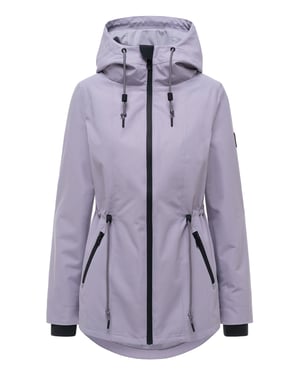 Chaqueta de entretiempo para mujer Navahoo Blumentanz con capucha