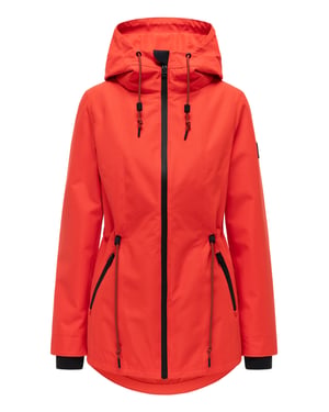 Chaqueta de entretiempo para mujer Navahoo Blumentanz con capucha