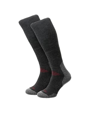 Calcetines Largos de Montaña para Hombre Comfort Top | Calcetines de Lana Totalmente Acolchados para Caminar
