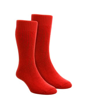 Calcetines de senderismo de lana para hombres, totalmente acolchados, cálidos para caminar y hacer trekking.