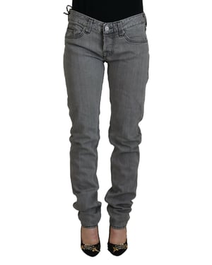 Jeans Grises de Pierna Recta