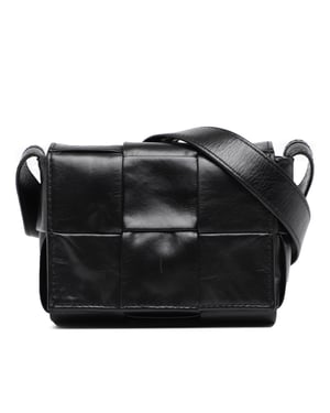 Bolso cruzado Intrecciato de piel de ternera Candy Paper de segunda mano