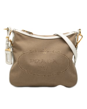 Bolso Cruzado de Lona Canapa de Segunda Mano