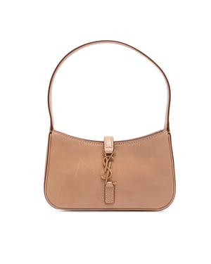 Bolso Hobo Le 5 A 7 de Cuero de Ternera Mini Suave de Segunda Mano