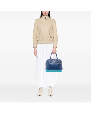 Bolso de mano dome Promenade Saffiano Lux bicolor de segunda mano