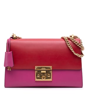 Bolso de hombro con cadena y candado