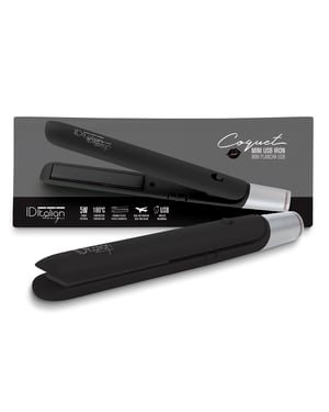 Mini plancha de pelo USB Coquete negra