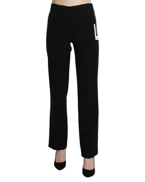 Pantalones de lana de pierna recta