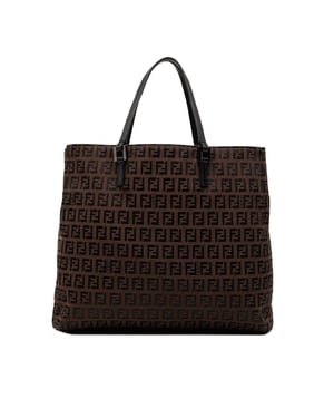 Bolso tote de lienzo Zucchino de segunda mano