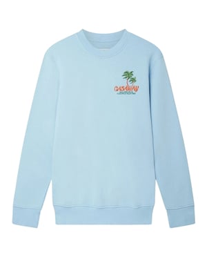 Sudadera Azul Del Valle De Coachella Con Bordado De Casablanca