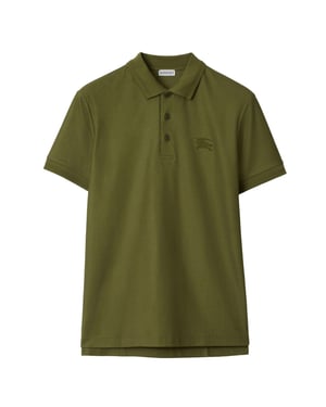 Polo Burberry Eddie Ekd Verde Oliva