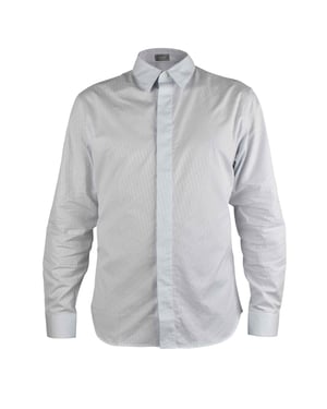 Dior Camisa oblicua Azul