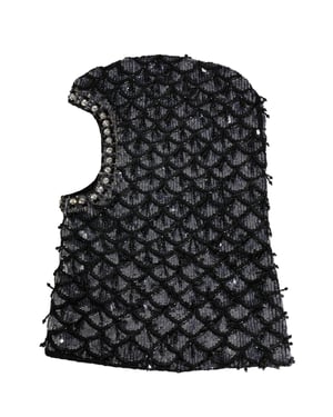Gorro Balaclava Escallopado Embellecido de Dolce & Gabbana