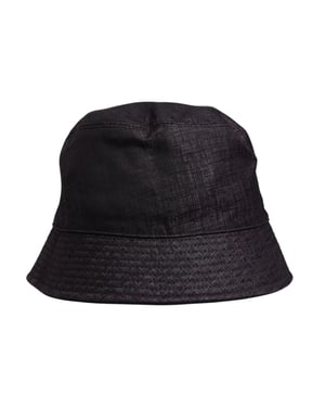 Sombrero de cubo de tela texturizada
