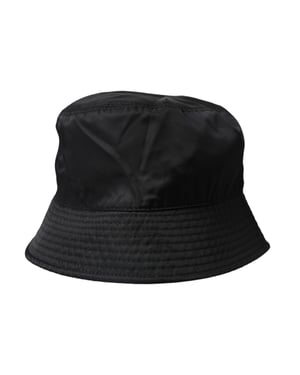 Gorra de Cubo Negra Sólida
