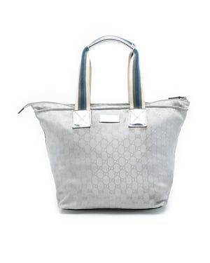 Tote de Lona Gg Web de Segunda Mano