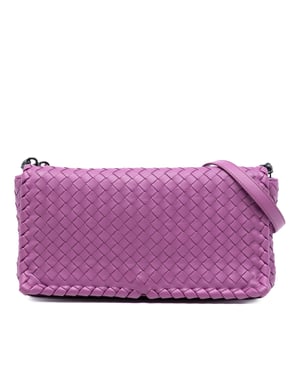 Bolso cruzado Dahlia Intrecciato de Nappa de segunda mano