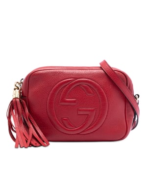 Bolso cruzado Soho Disco de cuero de segunda mano