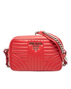 Bolso de cámara Diagrama de piel de ternera suave de segunda mano