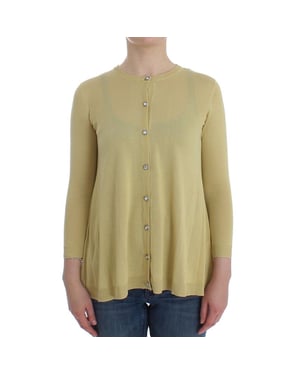 Camiseta de algodón con cuello redondo y estampado de logo