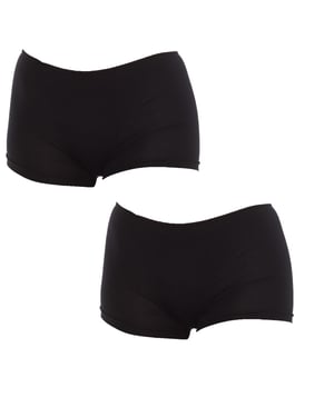 Paquete de 2 bóxers de bambú para mujeres Q901