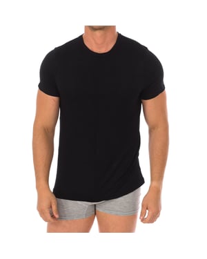Camiseta Interior de Manga Corta de Bambú para Hombre Q602