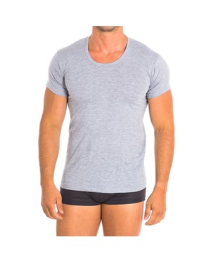 Camiseta interior de algodón de manga corta para hombre Q1002