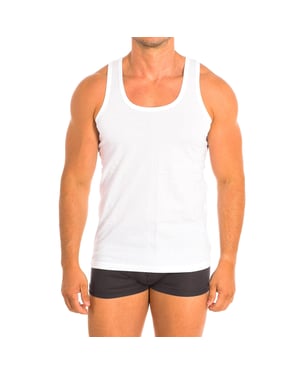 Camiseta sin mangas de bambú para hombre Q1001