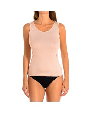 Camiseta Interior de Manga Ancha de Bambú para Mujer Q701
