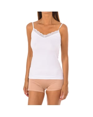 Top de Encaje de Bambú para Mujeres Q705