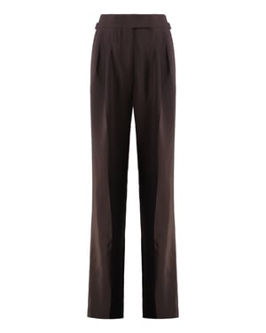 Pantalones de mezcla de lana