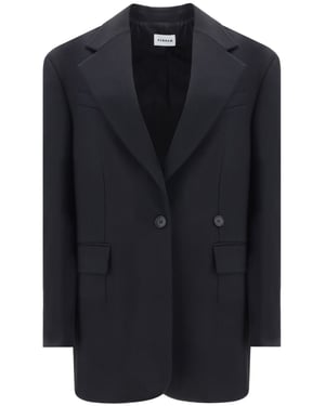 Blazer de lana de un solo botón