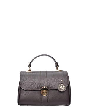 Roberta M Granate Bolso de cuero