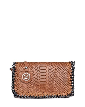Luisa Vannini Brown Bolso de cuero