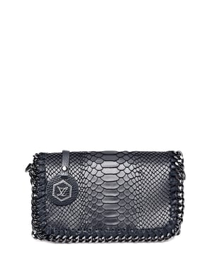 Luisa Vannini Negro Bolso de cuero