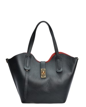 Isabella Rhea Negro Bolso de cuero