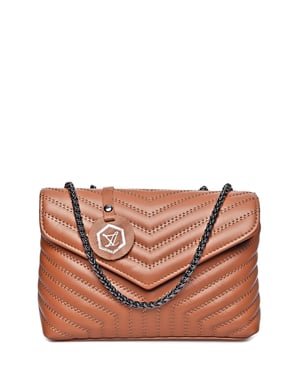 Luisa Vannini Brown Bolso de cuero